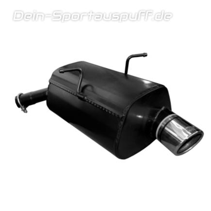 Ulter Sportauspuff Mini ONE, COOPER 00- 90mm rund eingerollt abgeschrägt mit Absorber