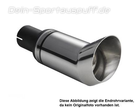 Ulter Sportauspuff Mini COOPER MK2 80mm DTM rund scharf abgeschrägt ohne Absorber