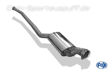 Fox Edelstahl Vorschalldämpfer Ø63,5mm Audi Urquattro
