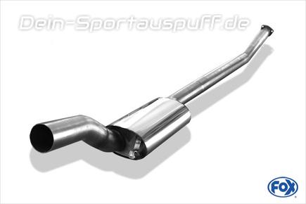 Fox Edelstahl Vorschalldämpfer Ø70mm Audi Urquattro