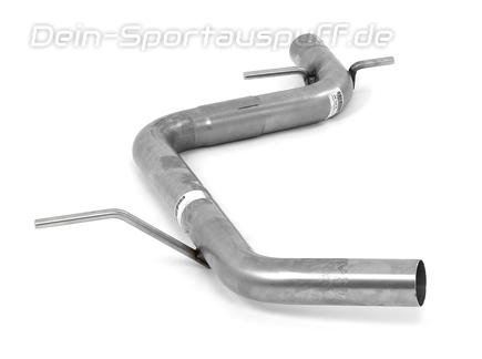 Fox Edelstahl Mittelschalldämpfer-Ersatzrohr Audi A3 8P inkl. Cabrio und Sportback