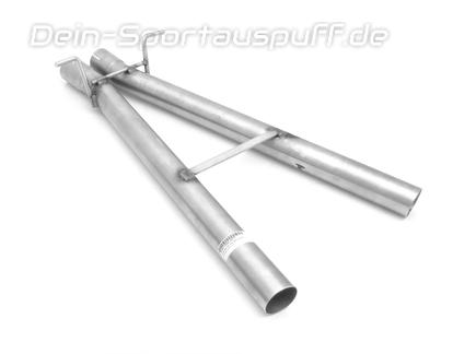 Fox Edelstahl Vorschalldämpfer-Ersatzrohr Audi A6 u. S6 quattro 4B Typ C5 Limousine u. Avant