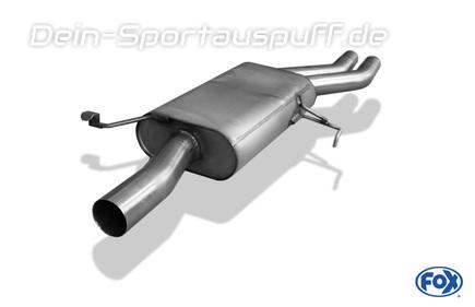 Fox Edelstahl Vorschalldämpfer Audi V8 D11 (für Duplex Anlagen)