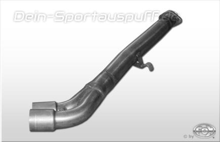 Fox Edelstahl Verbindungsrohr Ø63,5mm-System BMW 3er E36 Limo Touring Coupe Cabrio 316i u. 318i