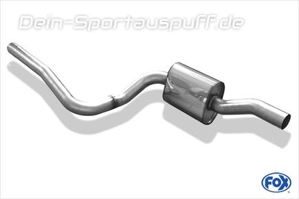 Fox Edelstahl Vorschalldämpfer Ford Fiesta MK6 ST150 Bj.05-08