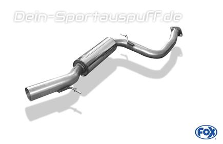 Fox Edelstahl Vorschalldämpfer Ford Focus 2 RS ab 2009