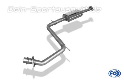 Fox Edelstahl Vorschalldämpfer Mazda MX-3 1.6l Bj.91-99