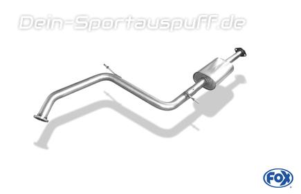Fox Edelstahl Vorschalldämpfer Mazda MX-3 1.8l Bj.91-99