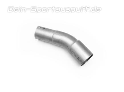 Fox Edelstahl Verbindungsrohr Ø70mm auf Ø55,5mm innen Mercedes CLK W209 - C209 Coupe u. A209 Cabrio ab 2002