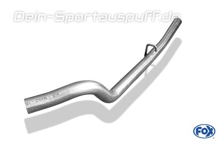 Fox Edelstahl Vorschalldämpfer-Ersatzrohr Opel Corsa A CC