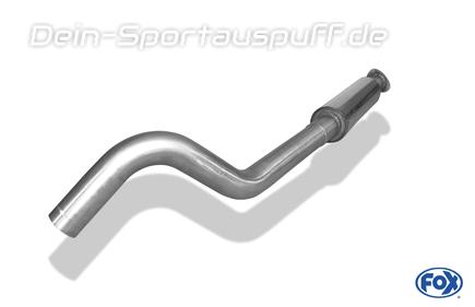 Fox Edelstahl Vorschalldämpfer Opel Corsa A CC inkl. GSi