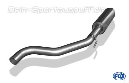 Fox Edelstahl Vorschalldämpfer Opel Corsa D GSi