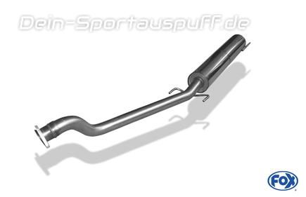 Fox Edelstahl Vorschalldämpfer Opel Astra G CC OPC