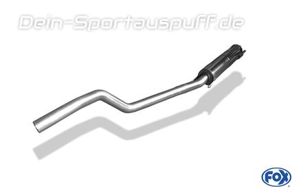 Fox Edelstahl Vorschalldämpfer Opel Astra H Caravan Turbo