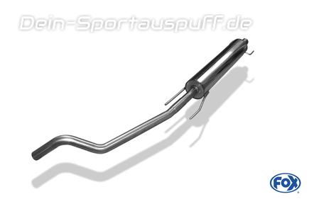 Fox Edelstahl Vorschalldämpfer Opel Tigra B TwinTop