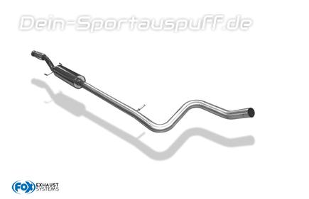 Fox Edelstahl Vorschalldämpfer Peugeot 207 + 207 CC