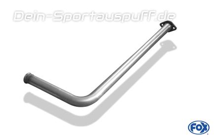 Fox Edelstahl Vorschalldämpfer-Ersatzrohr Renault Clio 1 Typ B/C 57