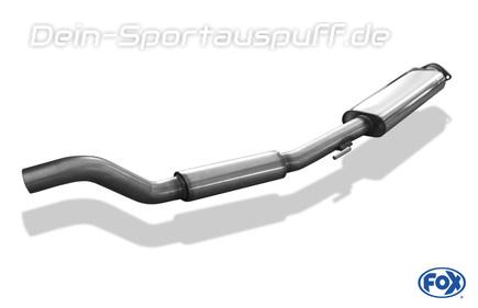 Fox Edelstahl Vorschalldämpfer Renault Clio 2 Typ B 2.0l 16V