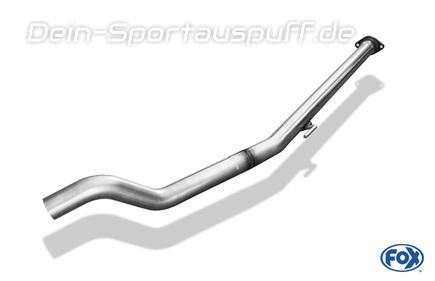 Fox Edelstahl Vorschalldämpfer-Ersatzrohr Renault Clio 2 Typ B 2.0l 16V