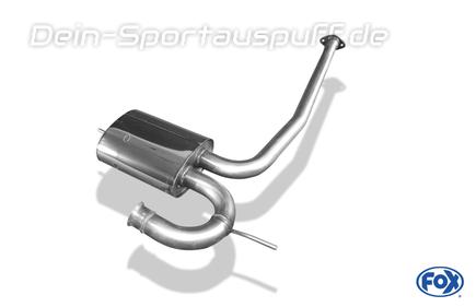 Fox Edelstahl Vorschalldämpfer Renault 19 5-türig u. Cabrio