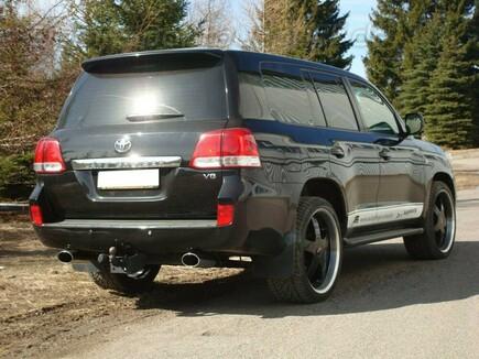 Fox Edelstahl Duplex Halbanlage ab Kat. Toyota Land Cruiser J20 140x90mm oval eingerollt abgeschrägt mit Absorber