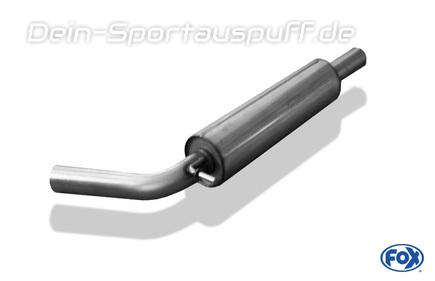 Fox Edelstahl Vorschalldämpfer VW Polo 9N