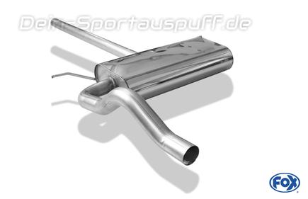 Fox Edelstahl Vorschalldämpfer VW Passat 3B 3BG