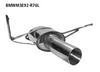 Bastuck Edelstahl Duplex Sportauspuff inkl. Verbindungsrohr BMW 3er E90 E92 E93 M3 je 76mm rund scharf gerade ohne Absorber