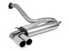 Fox Edelstahl Sportauspuff inkl. Verbindungsrohr Audi 80/90 quattro (89) Limo + Coupe 1.8-2.3l 2x76mm rund scharf