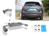 Fox Edelstahl Duplex Sportauspuff Mazda CX-5 Diesel inkl. 4x4 je 100mm rund eingerollt abgeschrägt