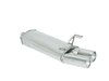 Ragazzon Edelstahl Sportauspuff inkl. Adapter auf Serie Fiat Bravo GT Typ 182 1.8l 2x80mm rund eingerollt