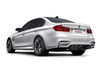 Akrapovic Titan Duplex Sportauspuff-Komplettanlage ab Kat BMW 3er F80 M3 mit je 2x Endrohren aus Carbon