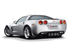 Akrapovic Edelstahl Mittig Sportauspuff Chevrolet Corvette Z06 + ZR1 4x125mm rund eingerollt abgeschrägt aus Titan