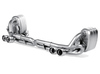 Akrapovic Titan Duplex Sportauspuff Porsche 911 997 Targa je 2x rund eingerollt abgeschrägt