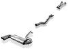 Fox Edelstahl Racing-Komplettanlage ab Kat Audi S2 89 162kW 2x76mm rund scharf gerade