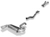 Fox Edelstahl Racing-Komplettanlage ab Kat Audi S2 89 162kW 2x76mm rund eingerollt gerade mit Absorber