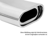 Fox Edelstahl Racing-Komplettanlage ab Kat Audi S2 89 169kW 135x80mm flachoval eingerollt abgeschrägt mit Absorber