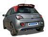 Bastuck Edelstahl Racing-Komplettanlage ab Kat Opel Adam S 120x80mm oval eingerollt abgeschrägt
