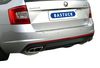 Bastuck Edelstahl Duplex Sportauspuff-Komplettanlage ab Kat (70mm-System) Skoda Octavia 3 RS TSI