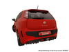 Remus Edelstahl Duplex Racing-Komplettanlage ab Kat Fiat Punto Evo Abarth 1.4l inkl. Endrohrsatz nach Wahl