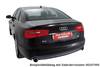Remus Edelstahl Duplex Sportauspuff Audi A6 4G Typ C7 Quattro inkl. Endrohrsatz nach Wahl