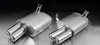 Remus Edelstahl Duplex Sportauspuff BMW Z4 M E85 E86 Roadster u. Coupe je 2x76mm rund eingerollt