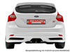 Remus Edelstahl Racing-Komplettanlage ab Kat Ford Focus 3 ST 2x115mm mittig rund scharfkantig abgeschrägt