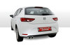 Remus Edelstahl Sportauspuff Seat Leon Typ 5F 1.6l TDI 2x84mm Carbon Race rund eingerollt abgeschrägt
