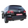 Remus Edelstahl Duplex Endschalldämpfer VW Touareg Typ 7L Facelift 2007-2011 je 2x84mm rund eingerollt