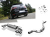 FOX Edelstahl Duplex Racing-Sportauspuffanlage ab Kat VW Golf 7 R je 2x115x85mm oval eingerollt abgeschrägt