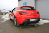 Fox Edelstahl Duplex Racing-Komplettanlage ab Kat Opel Astra J GTC je 160x90mm oval eingerollt seitlich abgeschrägt