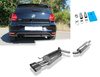 FOX Edelstahl Sportauspuffanlage ab Kat. Ø63,5mm VW Polo 6R GT u. GTI 2x90mm rund scharf abgeschrägt