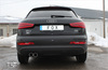 Fox Edelstahl Racing-Komplettanlage ab Kat Audi Q3 2.0 TFSI 2x80mm rund eingerollt