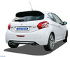 Bastuck Edelstahl Duplex Racing-Komplettanlage ab Kat Peugeot 208 je 114x74mm trapez eingerollt ohne Absorber